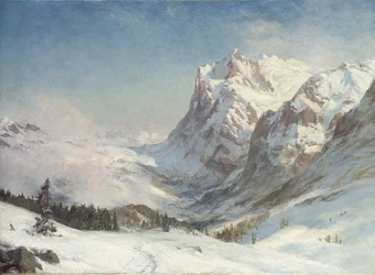 La valle di Grindelwald, inverno, 1916